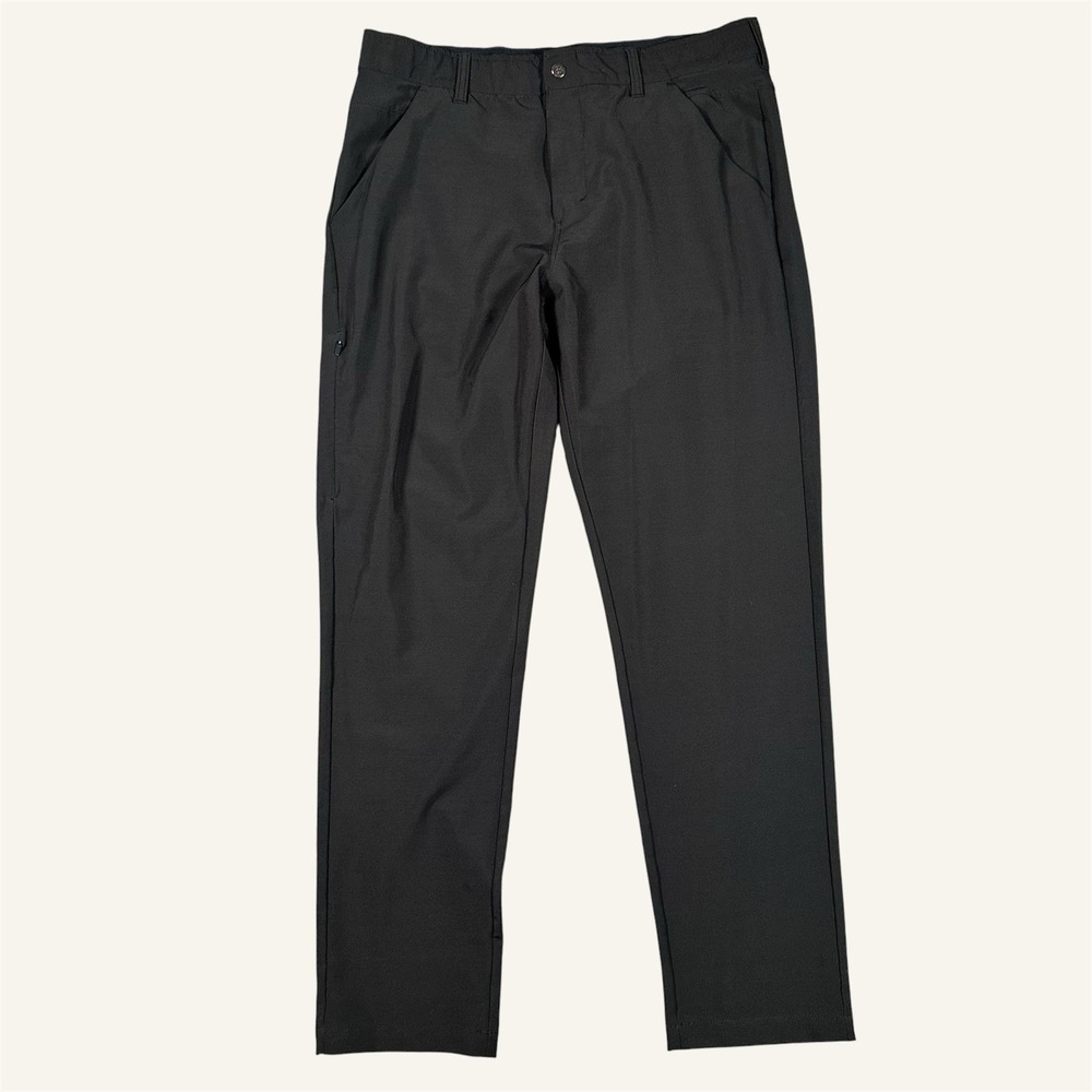 Bylt Premium Basics Kinetic Pants Size 36x31 Black Performance Stretch 5-Pocket